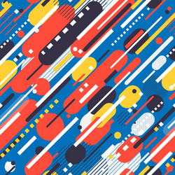 Geometric Parallel Pattern vector image
