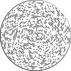 Radial radiating lines abstract burst element vector