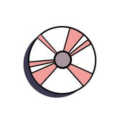 Cd disk is an interface element of old windows vector
