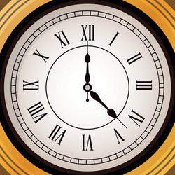 clock icon object time concept design vector