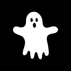 Cartoon cute ghost Royalty Free Vector Image - VectorStock