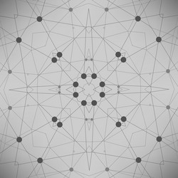 grey technology background with particle vector image