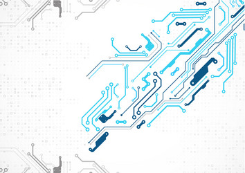 hi-tech digital technology and engineering theme vector image