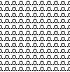 Geometric Hexagon Pattern vector image