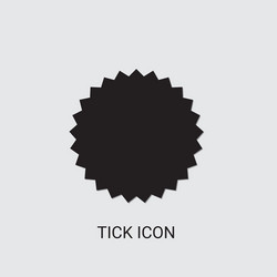 tick icon vector