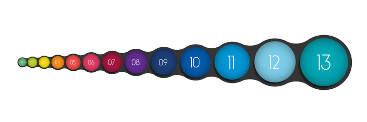 timeline chart table schedule template infographic vector image