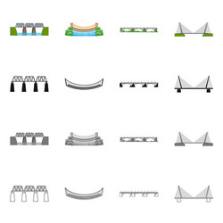 design of connection and symbol vector image