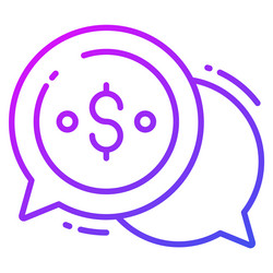 Message icon for graphic and web design vector