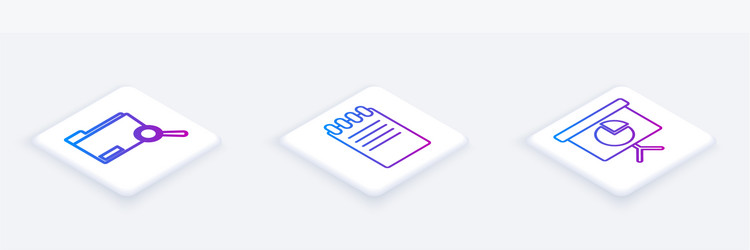 Set isometric line search concept with folder vector