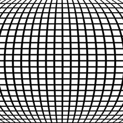 spherical globe circular distort effect pattern vector