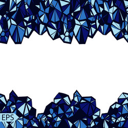 Abstract Crystal Pattern Background vector image
