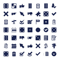 Choice icons vector