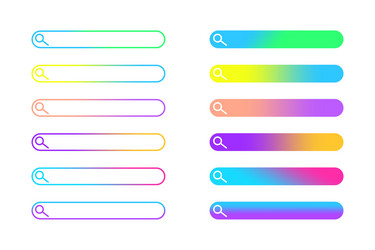 search bar design element computer technology vector image