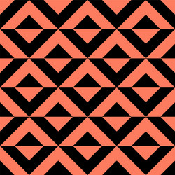 Seamless pattern with geometric shapes tiling vector