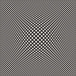 halftone bloat effect optical abstract vector image