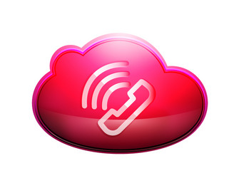phone support web button vector image