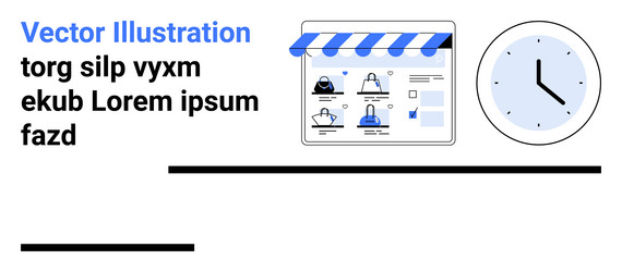 website development process with user interface vector image