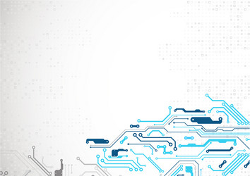 hi-tech digital technology and engineering theme vector image