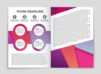 abstract layout background set for art vector image