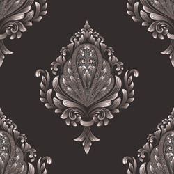 damask seamless pattern element classical vector image