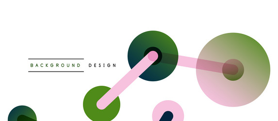 network concept abstract background dots vector image