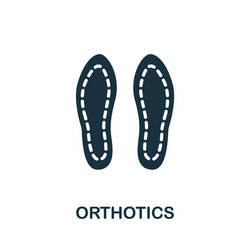 Orthotics icon simple element from trauma vector