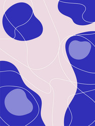 Abstract shapes pattern background with copy space vector