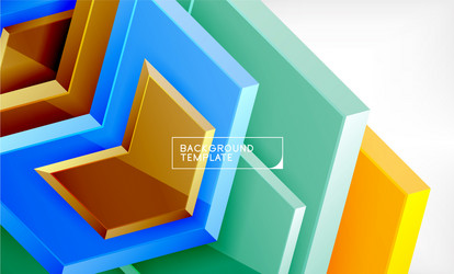 techno arrow background template design vector image