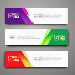 abstract web banner design template with halftone vector image