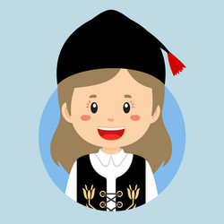 avatar of a iceland character vector