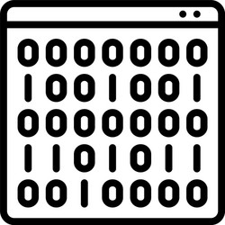 binary code vector image