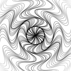 radial lines circular pattern abstract irregular vector image