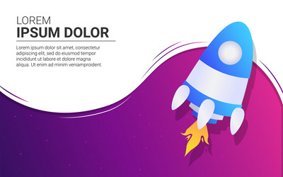 template web banner modern design gradient stylish vector image