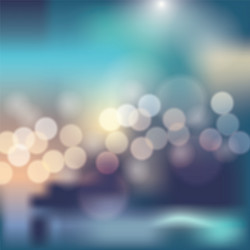 Abstract blue light bokeh blur background Vector Image