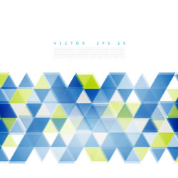Geometric Triangular Background vector image