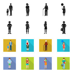 isolated object character and avatar sign vector image