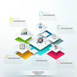 modern infographics options banner vector