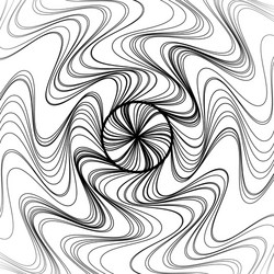 radial lines circular pattern abstract irregular vector image