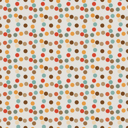 Seamless pattern of circles-diamond retro style vector