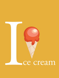 colourful alphabet card Vector Image