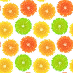 Seamless endless pattern with print fresh vector