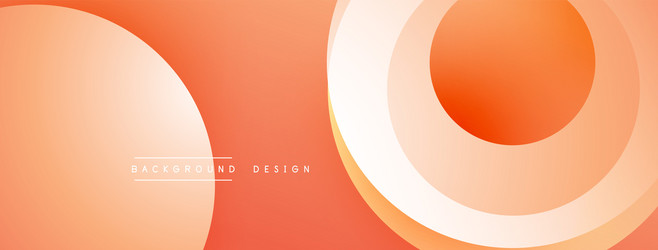 abstract orange layers create dynamic visual vector image