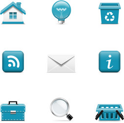 internet and web buttons vector image