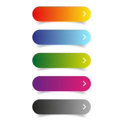 blank web button set - call to action vector image
