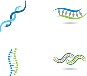 Gene symbol icon vector