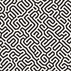 seamless pattern repeating geometric elements vector image
