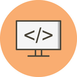 Programming icon vector
