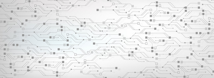 AI Circuitry & Neural Network vector image