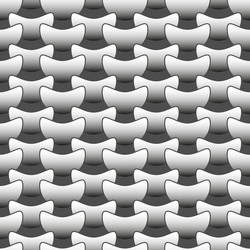 3d seamless pattern three-dimensional composition vector image