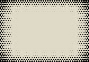 Abstract Hexagon Halftone Pattern vector image